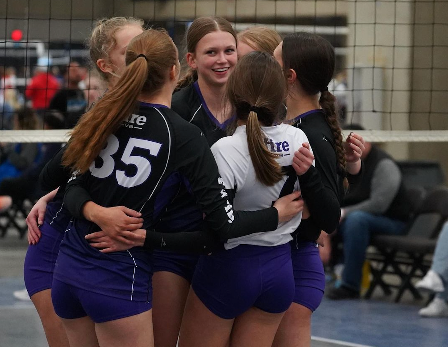 Girls volleyball top shorts