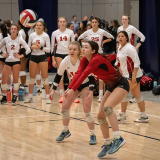 Volleyball Player Passing